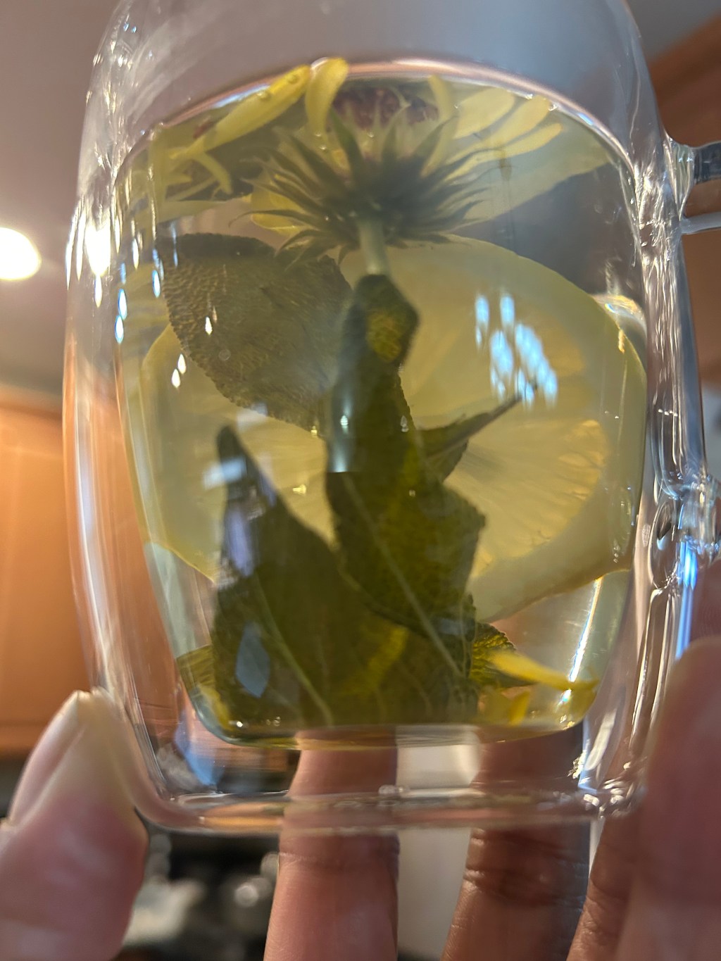 Sage and calendula&nbsp;tea