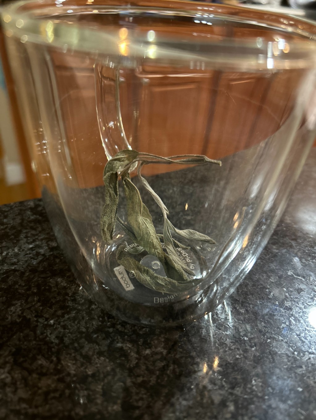 Made a cup of sage tea for the first&nbsp;time